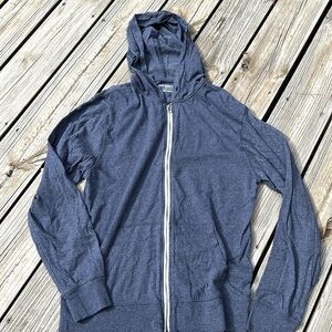 Men’s full zip lightweight hoodie
